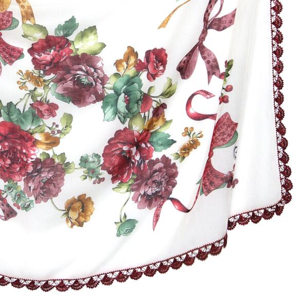 Tulbent Scarf Handmade Crochet Detailing NWOT - Picture 5 of 7